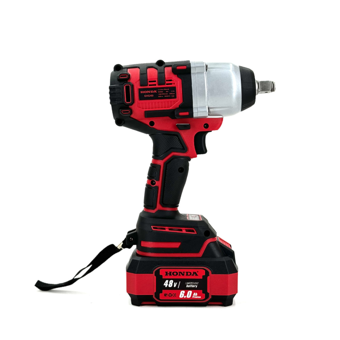 Акумуляторний безщітковий гайковерт HONDA GHG48i ударний гайковерт Хонда в пластиковому кейсі із 2 АКБ 48V, 6Ah
