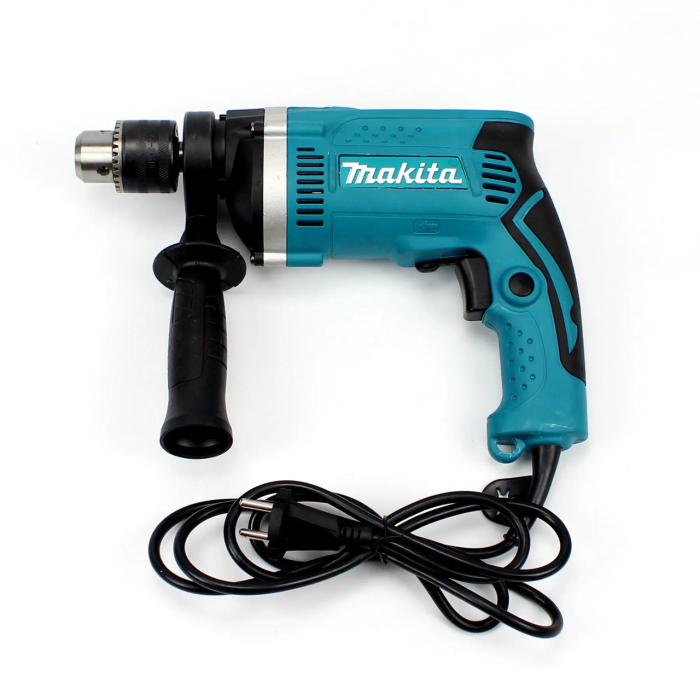 Ударний дриль Makita HP1630 710 Вт 0-3200 об/хв Ударний дриль Макіта з набором інструментів