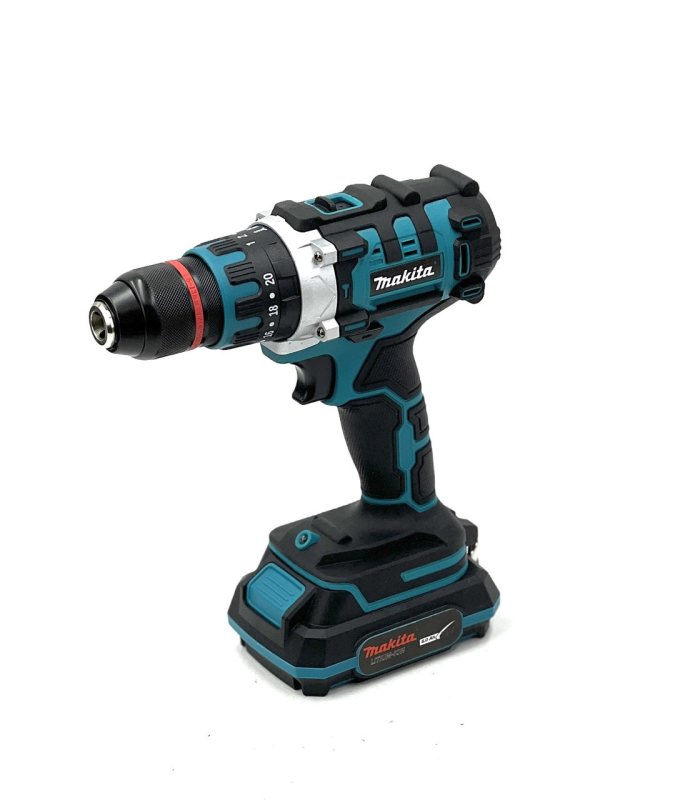 Ударний шурупокрут Makita з металевим патроном на 13 мм Акумуляторний шуруповерт Макіта із 2 АКБ 36V, 6Ah