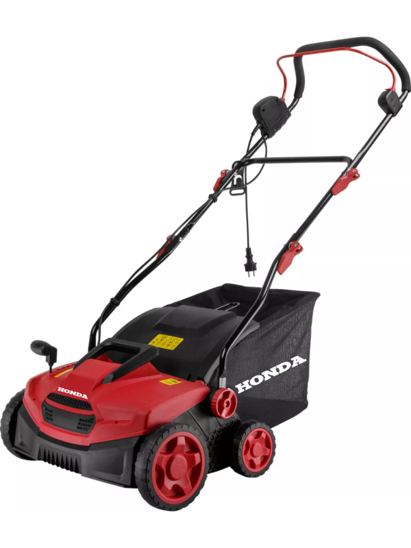 Електричний аератор та скарифікатор Honda 1500 Вт для оновлення трав'яного покриття із травозбірником 45 л