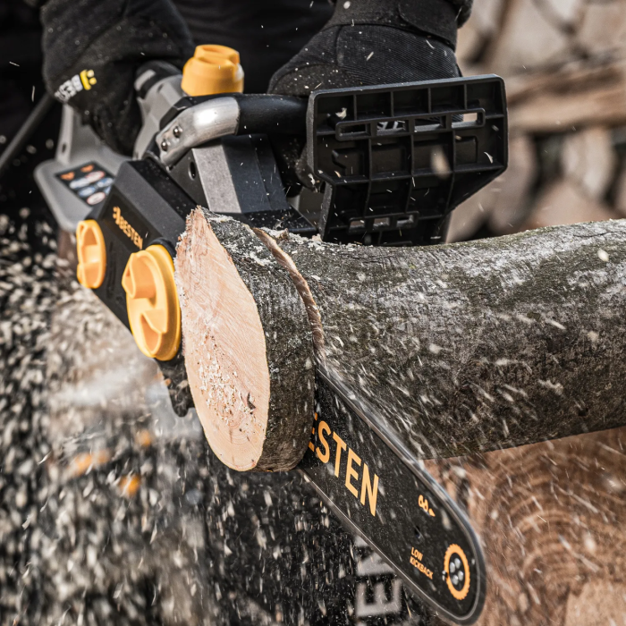 Мережева ланцюгова пила BESTEN електрична мережева з безключовим натягуванням шина 36 см для обрізки гілок і дерев 2.2 кВт