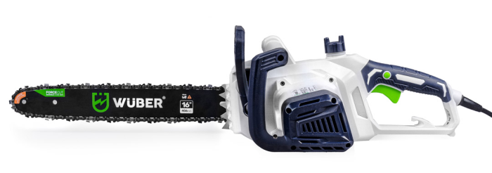 Мережева ланцюгова пила WUBER електрична провідна з безключовим натягуванням шина 36 см для обрізки гілок і дерев