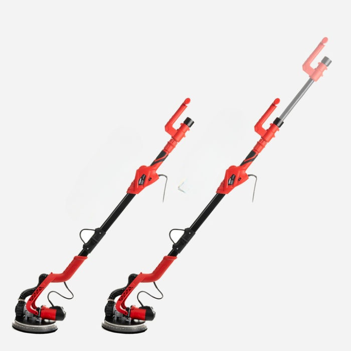 Мережева шліфмашинкажираф для штукатурки стель та стін Lehmann з діодним підсвічуванням шліфувальний диск 225 мм потужністю 2420 В