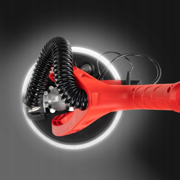 Мережева шліфмашинкажираф для штукатурки стель та стін Lehmann з діодним підсвічуванням шліфувальний диск 225 мм потужністю 2420 В