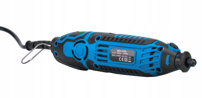 Гравер Шліфувальна машина пряма W.D.S шліфмашинка гравірувальна із Гнучким Валом + насадки 300 шт