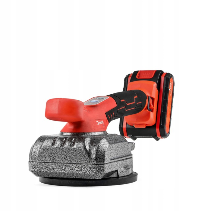 Акумуляторна віброприсоска для плитки Delphi Tools електрична для укладання плитки із 2 АКБ 24V/5Ah в пластиковому кейсі