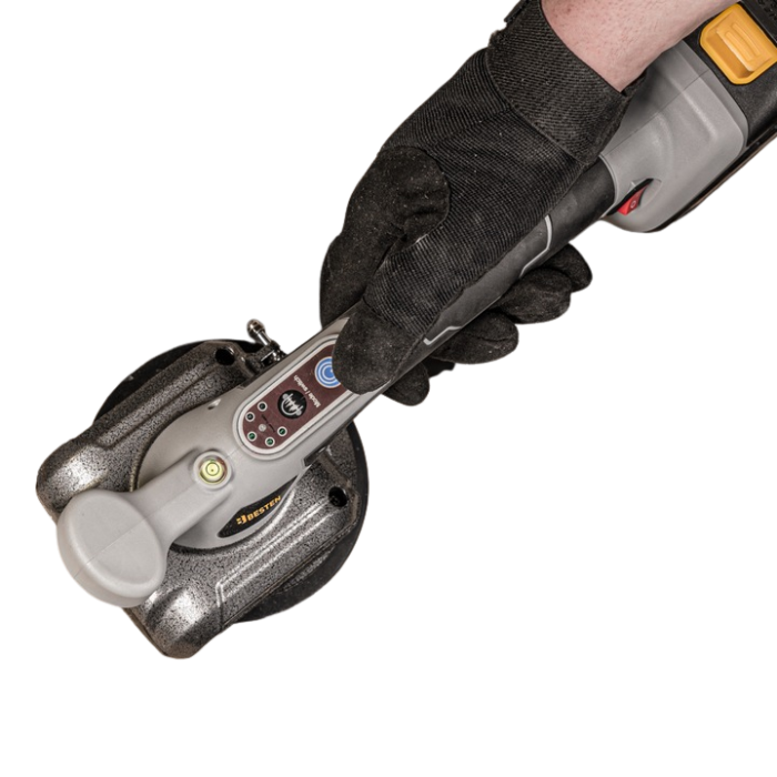 Акумуляторна віброприсоска для плитки BESTEN BE0002855 електрична  для укладання плитки із 2 АКБ 24V/5Ah в пластиковому кейсі