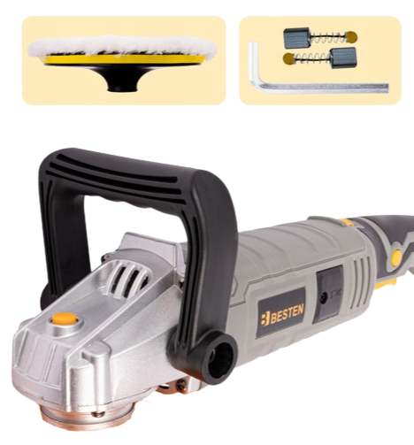 Полірувальна машинка для кузова автомобіля BESTEN 2310 Вт для полірування з регулюванням обертів