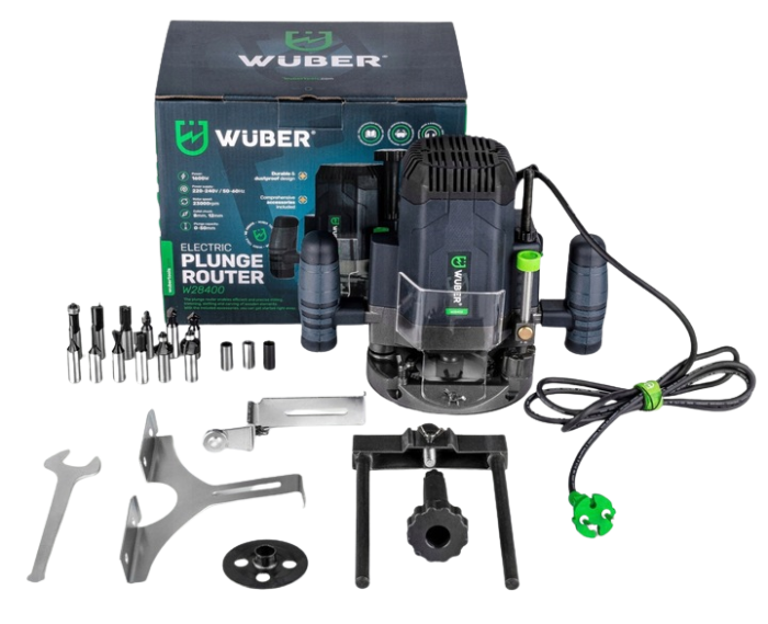 Фрезер сетевой електричний мережевий WUBER з регулюванням обертів 16000-30000 об/хв потужністю 2035 Вт