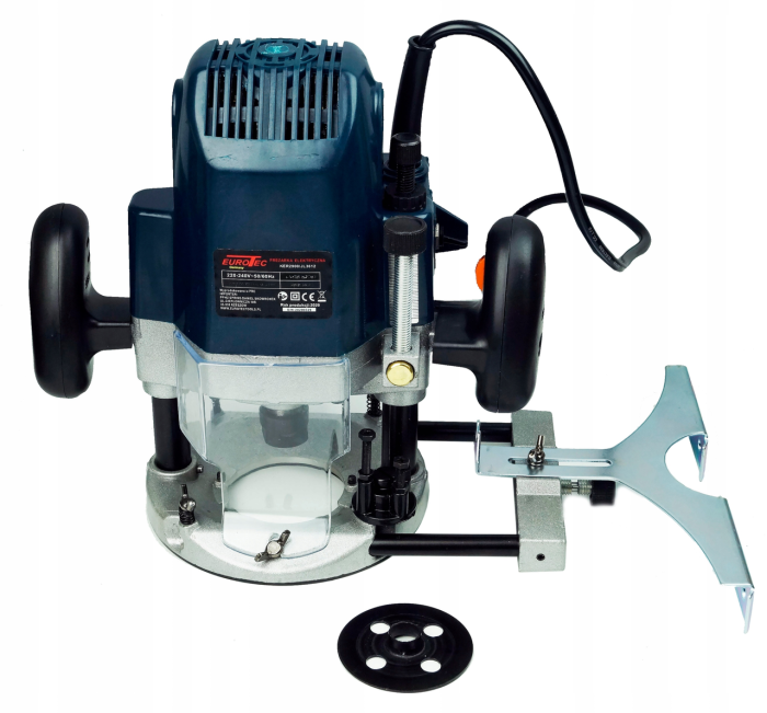 Фрезер мережевий-електричний Eurotec із регулюванням обертів 16000-30000 об/хв потужністю 2035 Вт