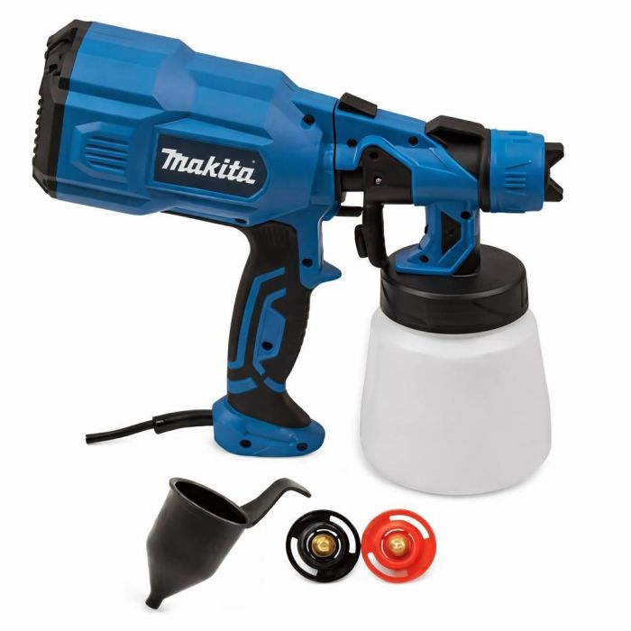 Мережевий фарборозпилювач Makita електричний пульверизатор Макіта для фарбування із баком на 1.4 л