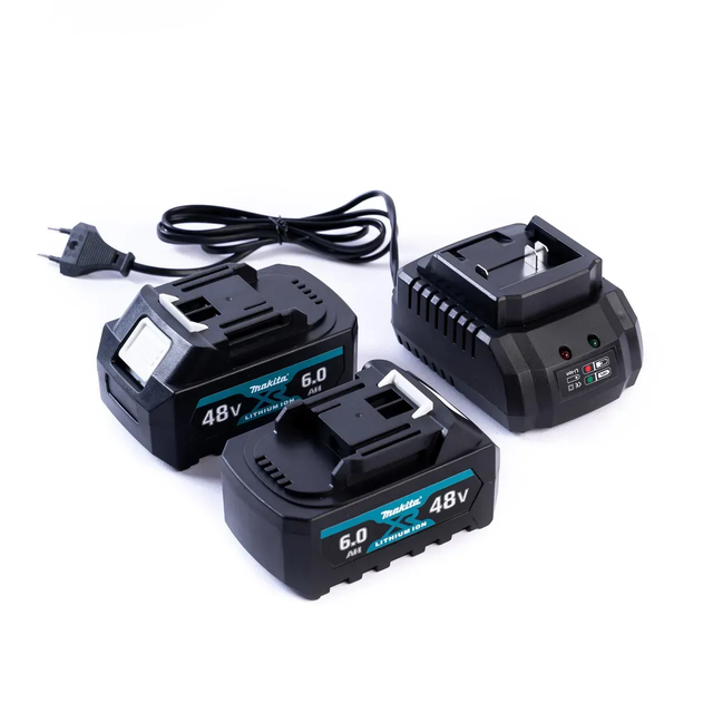 Акумуляторна ланцюгова мініпила Makita DUC357Z електропила безщіткова Макіта з шиною 30 см та 2 АКБ 48V/6Ah з зарядкою в кейсі