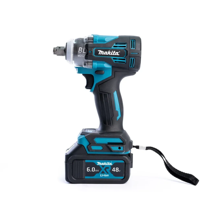 Макіта акумуляторний ударний гайковерт Makita TW007GM 500Hm Безщітковий з набором насадок біт в кейсі із 2 АКБ 48V/6Ah