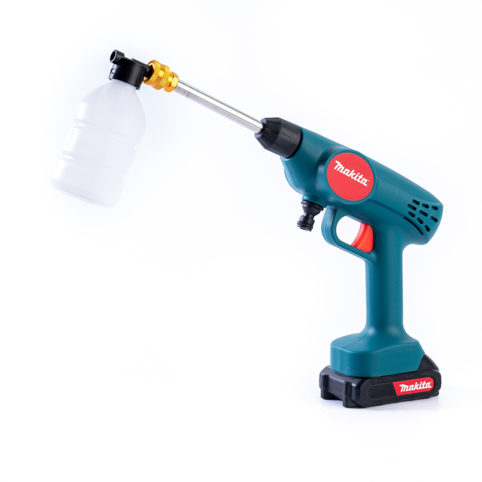 Акб мінімийка автомийка високого тиску Makita ручна мийка побутова Макіта для машини в кейсі з 2 АКБ 48V/6Ah